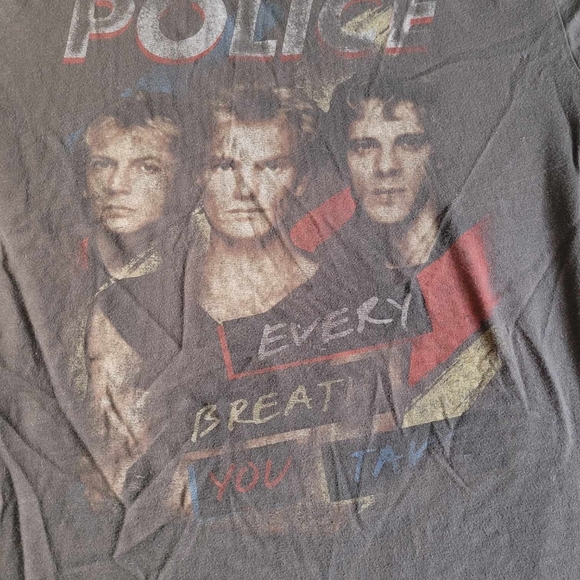 3/$50 Unisex band t 'The Police" in size small - Picture 4 of 4